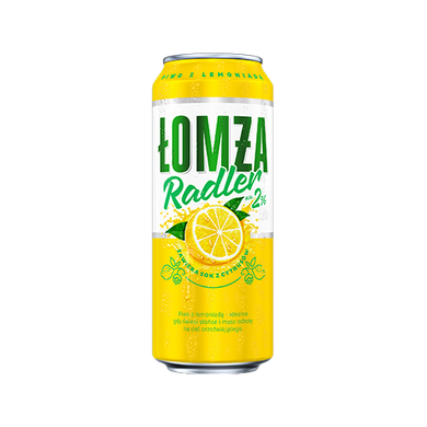 Lomza Lemon Radler 2 % 24 x 500ml cans